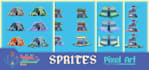 draw pixel art game sprites