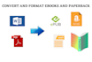 format and convert doc pdf into epub mobi and pdf