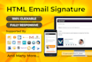 make html email signature or clickable email signature