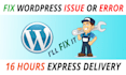 be your solutions expert to fix all wordpress problems