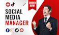be your social media manager and content creator