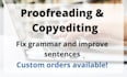 proofread any document professionally