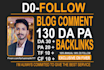 create high quality blog comments backlinks service