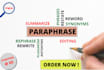 rewrite, paraphrase, rephrase and edit your medical article