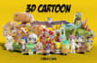create 3d cartoon character and animation