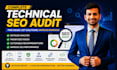 do a technical SEO audit and identify website issues