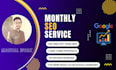 provide monthly website seo services for  google top ranking