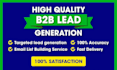 targeted lead generation verified emails for any industry