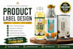 create custom product label design