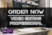 edit videos professionally and cinematically