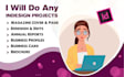 do any adobe indesgin project