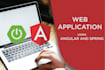 code responsive html css javascript angular psd figma  jquery