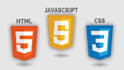 make a website using HTML CSS and javascript