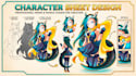 design a custom character reference sheet for your oc