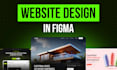 create website design a UX UI figma