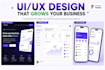 create modern mobile app and website UI UX design that grows your business