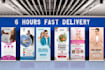 design professional roll up banner pull up banner, x stand banner