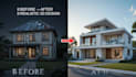 realistic 3d architectural exterior and interior