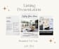 create editable listing presentation for real estate