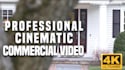 make a 4k cinematic real estate commerical ads
