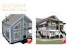 create sketchup 3d model for your building or any thing