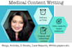 write health and wellness content