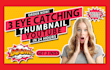 design amazing youtube thumbnail in 3 hours