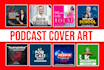 design podcast cover art, podcast cover, podcast logo design