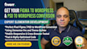 convert figma to wordpress, PSD to wordpress using elementor