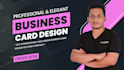 create an elegant business card design