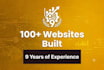 do custom website development using HTML, CSS, PHP, laravel