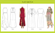 create professional flat sketch for your garments