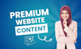 be your professional SEO website content writer