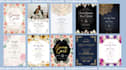 create an amazing wedding party card invitation