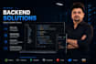be your backend developer nodejs laravel nextjs django
