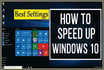 fix repair speed up windows 10 computer laptop