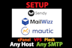 setup email marketing application mailwizz sendy acelle