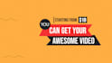 create professional kinetic typography video in 24h