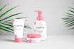 design cosmetic label and box packaging