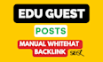 do guest posts SEO backlinks from authority domain for website ranking