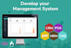 develop erp, CRM, hrm, payroll, cms, pos system