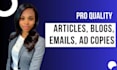 write SEO business marketing and tech articles and blogs