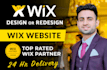 design wix landing page or do wix redesign or wix studio website expert