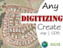 do digitizing and georeferancing with qgis and arcmap