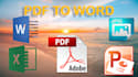 convert PDF to word