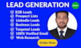 do b2b  lead generation on targeted linkedin leads