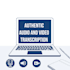 transcribe audio or video files in 24 hours