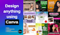 design your graphics project in canva pro