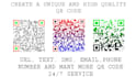 create a unique, high quality qr code with  your logo