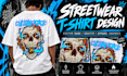 design dark streetwear graphics for your clothing brand